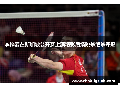 李梓嘉在新加坡公开赛上演精彩后场跳杀绝杀夺冠